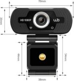 Webcam USB Full HD 1080P WB com Microfone Ângulo 110° e Tripé