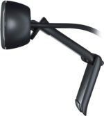 Webcam HD Logitech C270 com Microfone Embutido e 3 MP para Chamadas e Gravações