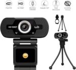 Webcam USB Full HD 1080P WB com Microfone Ângulo 110° e Tripé