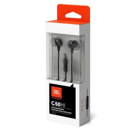 JBL, Fone de Ouvido in Ear, C50HI - Preto