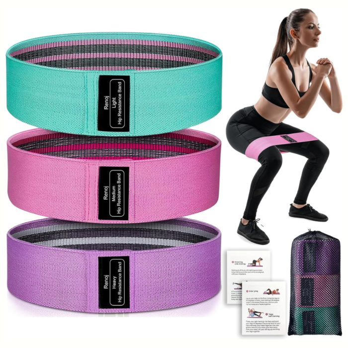 Faixas de exercícios 5 conjuntos de faixas elásticas